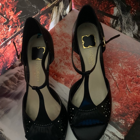 Liz Claiborne fringed kitten heels - Picture 7 of 8